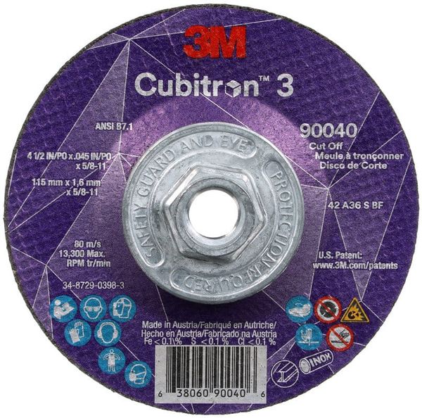 Cut-Off Wheels, 4-1/2 x .045 in., 25-Pack